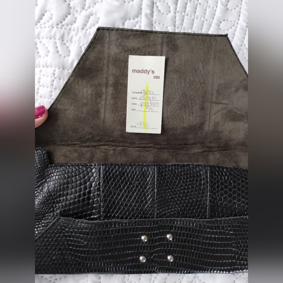 Glen Arthur Snake Skin Python Clutch - Picture 8 of 8